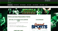Desktop Screenshot of edinalacrosse.com